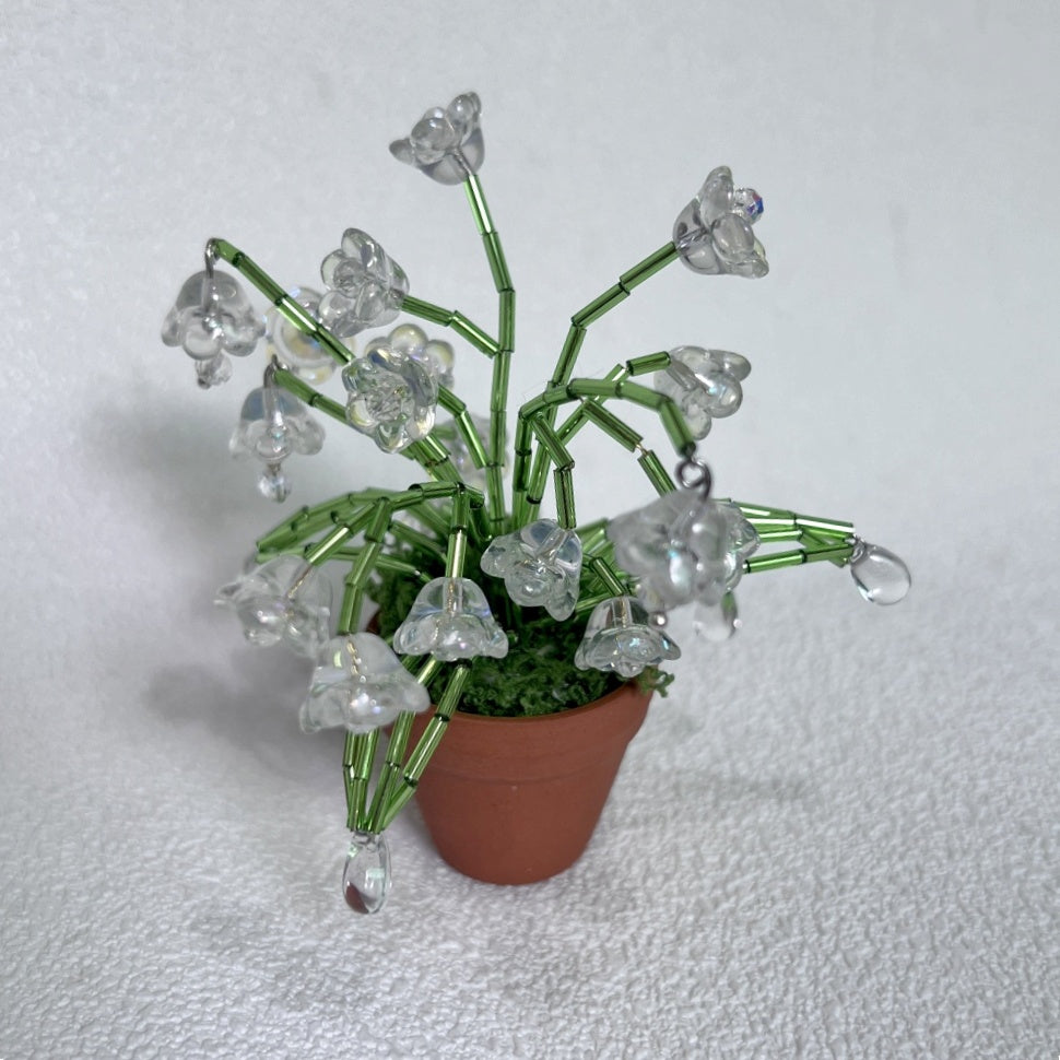 002-Beaded Plant Magnets for Fridge,Mini Succulent Plant Making and DIY Crafts Refrigerator Magnet,Cute Funny Creative Aesthetic Vase Magnets Fridge Kit