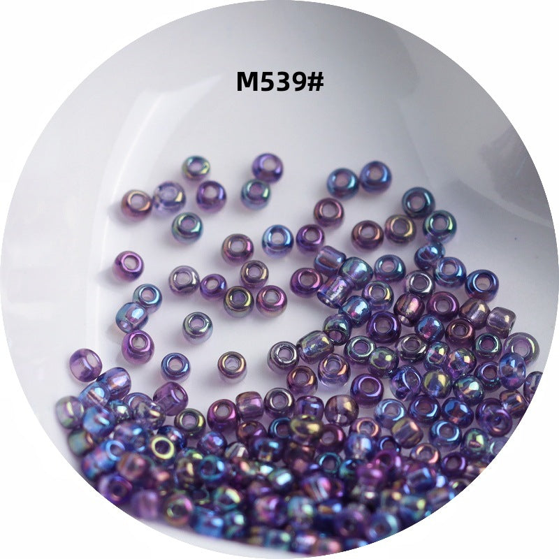 006-1.5-4 mm Japanese transparent magic glass rice beads cross stitch millet beads DIY handmade jewelry woven string beads