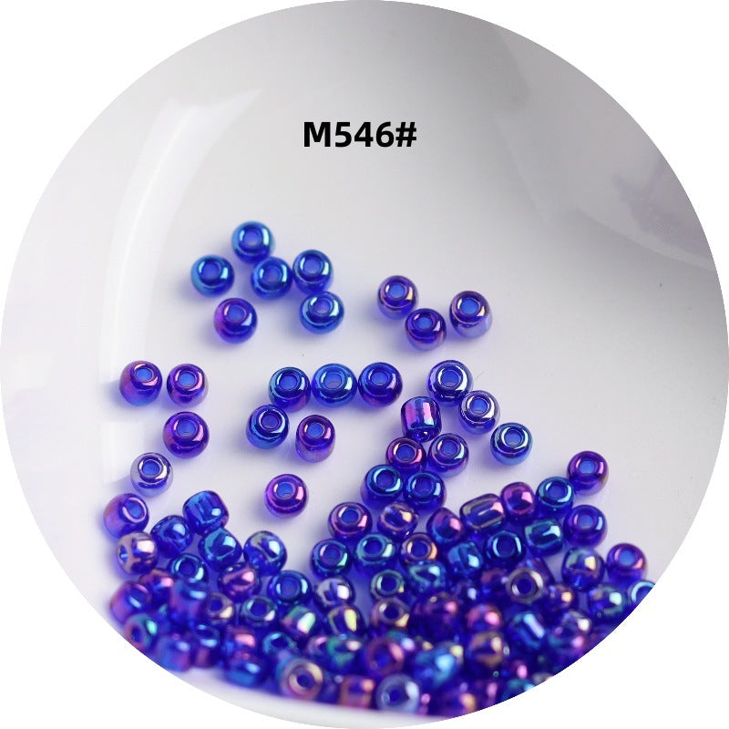 006-1.5-4 mm Japanese transparent magic glass rice beads cross stitch millet beads DIY handmade jewelry woven string beads