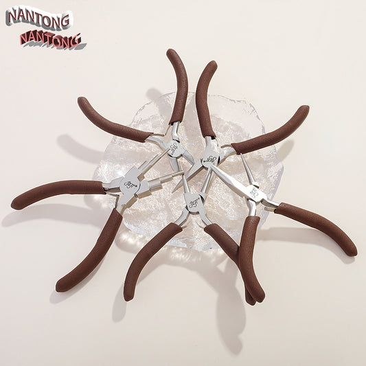 Carbon steel high-end jewelry pliers imported from Japan, multi-functional mini jewelry DIY hand-wound jewelry tool pliers