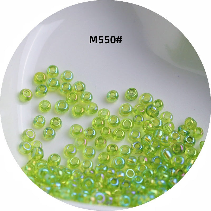 006-1.5-4 mm Japanese transparent magic glass rice beads cross stitch millet beads DIY handmade jewelry woven string beads