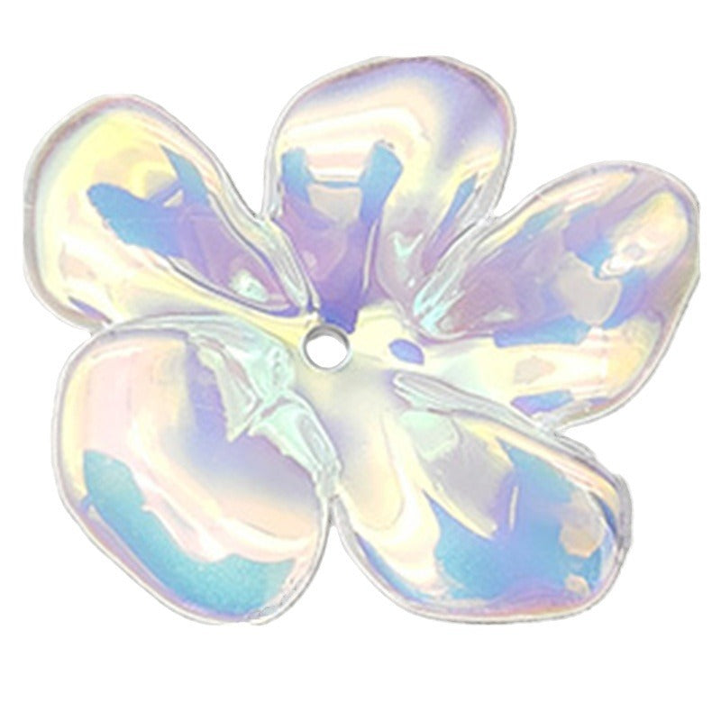 007-DIY handmade headgear corsage fabric accessories pearl ABS imitation pearl petals flower