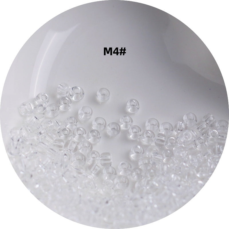 006-1.5-4 mm Japanese transparent magic glass rice beads cross stitch millet beads DIY handmade jewelry woven string beads