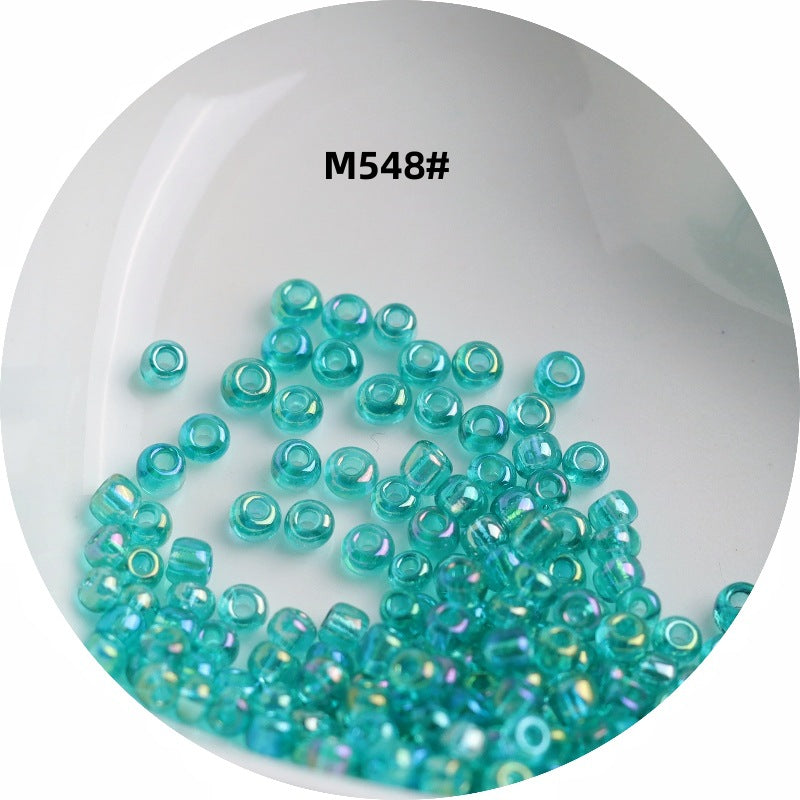 006-1.5-4 mm Japanese transparent magic glass rice beads cross stitch millet beads DIY handmade jewelry woven string beads