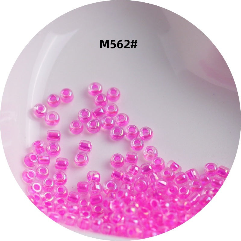 006-1.5-4 mm Japanese transparent magic glass rice beads cross stitch millet beads DIY handmade jewelry woven string beads