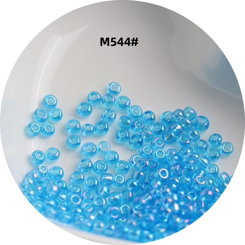 006-1.5-4 mm Japanese transparent magic glass rice beads cross stitch millet beads DIY handmade jewelry woven string beads