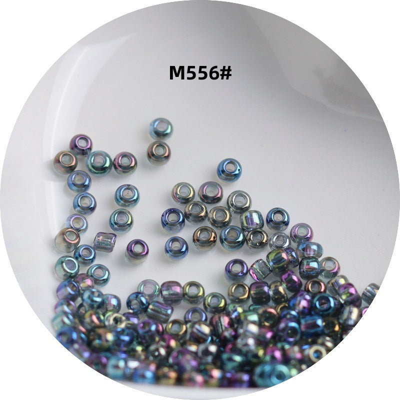 006-1.5-4 mm Japanese transparent magic glass rice beads cross stitch millet beads DIY handmade jewelry woven string beads