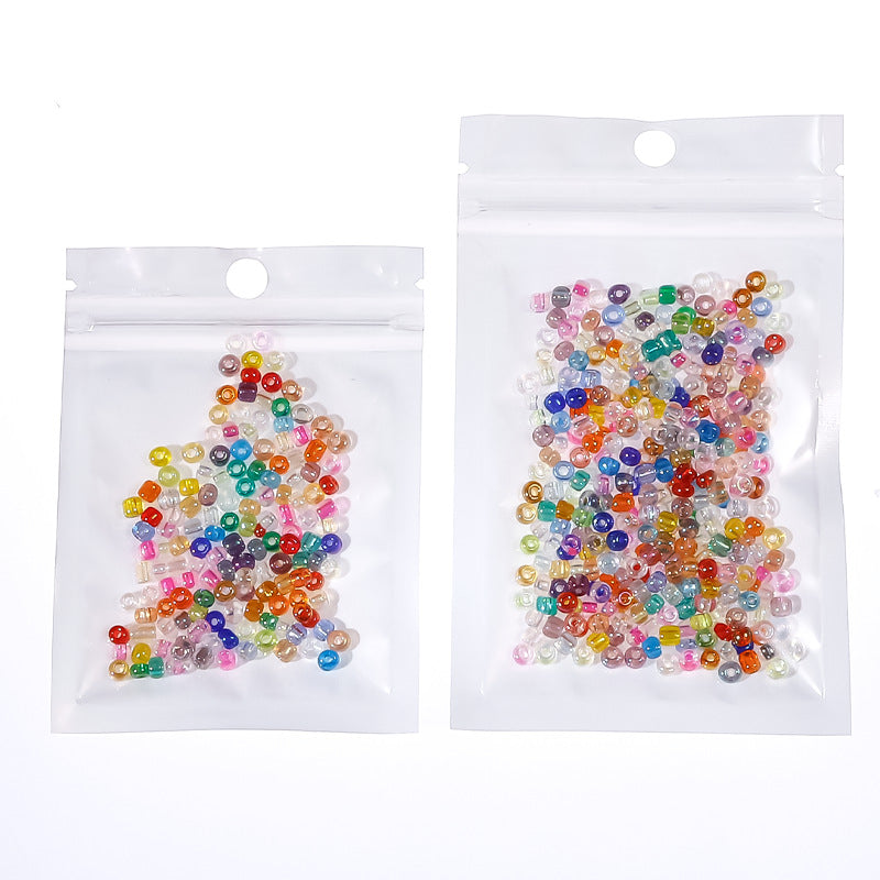 006-1.5-4 mm Japanese transparent magic glass rice beads cross stitch millet beads DIY handmade jewelry woven string beads