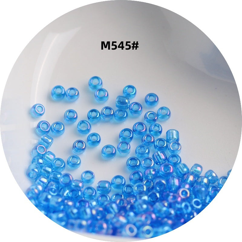 006-1.5-4 mm Japanese transparent magic glass rice beads cross stitch millet beads DIY handmade jewelry woven string beads