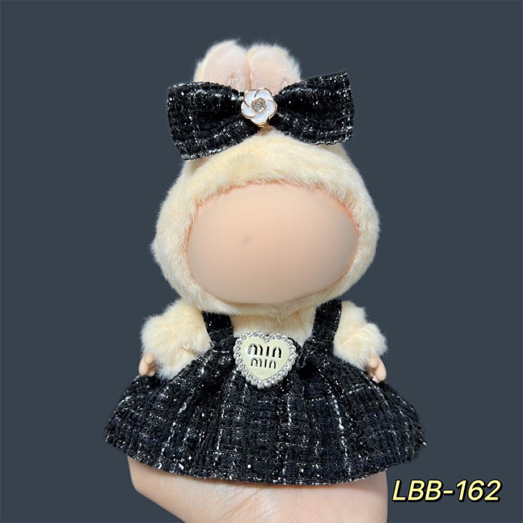 Clothes Only Suitable for 17cm Labubu Vinyl Doll Plush Dolls