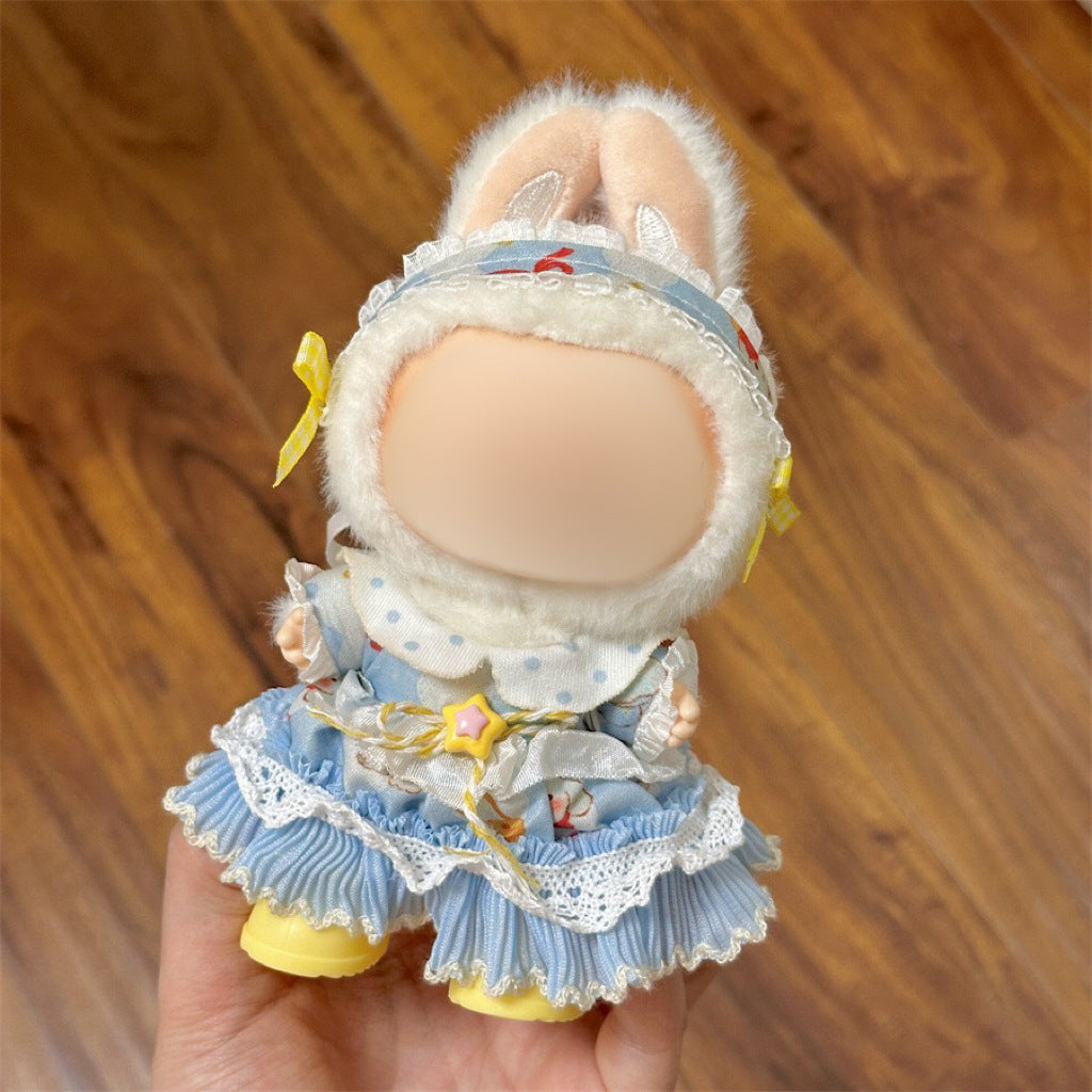 Clothes Only Suitable for 17cm Labubu Vinyl Doll Plush Dolls