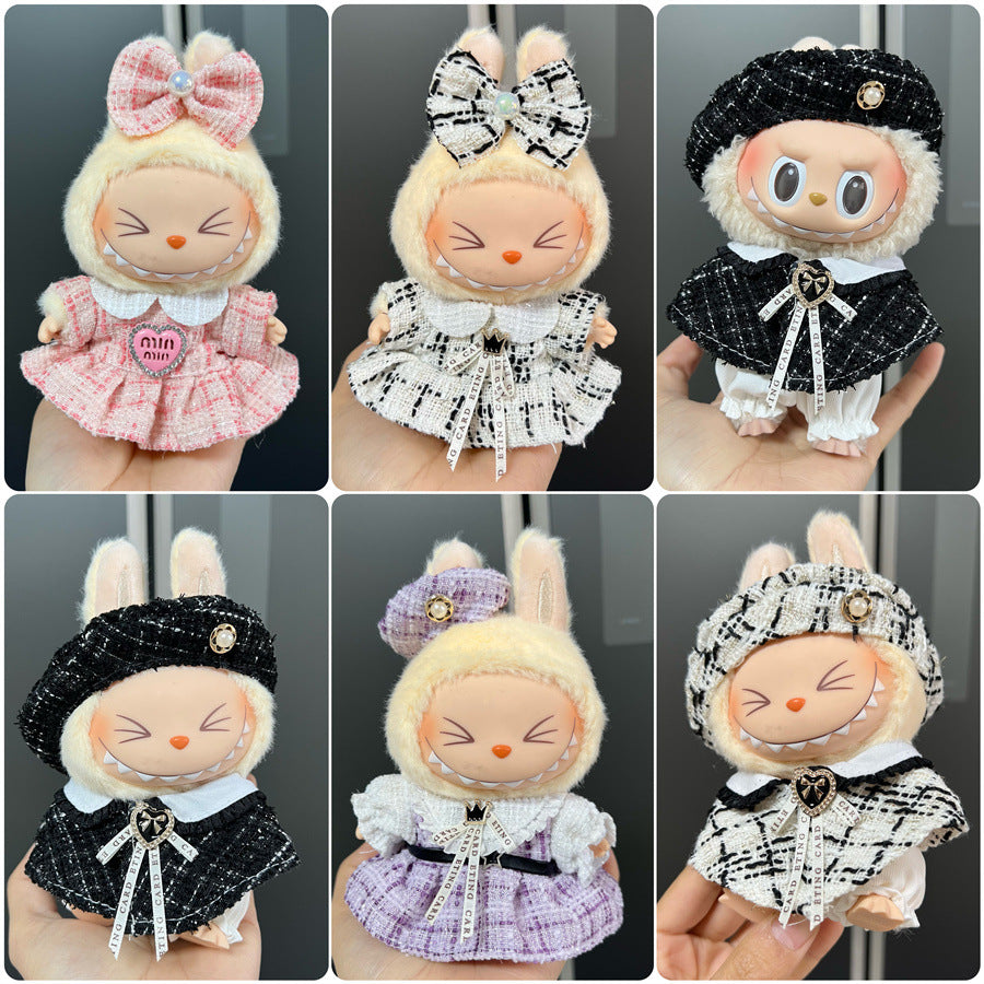 Clothes Only Suitable for 17cm Labubu Vinyl Doll Plush Doll Etc