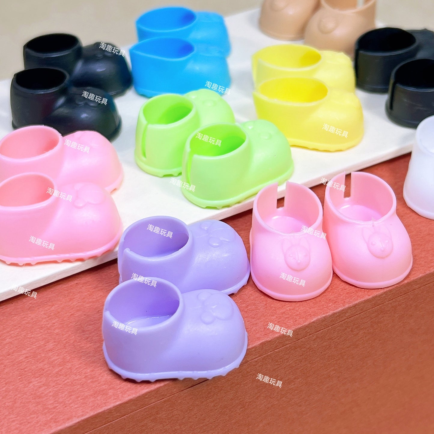 Plastic Labubu Shoes 17cm Cotton Doll Accessories Doll Shoes Dress-Up Accessories Labubu Accessories