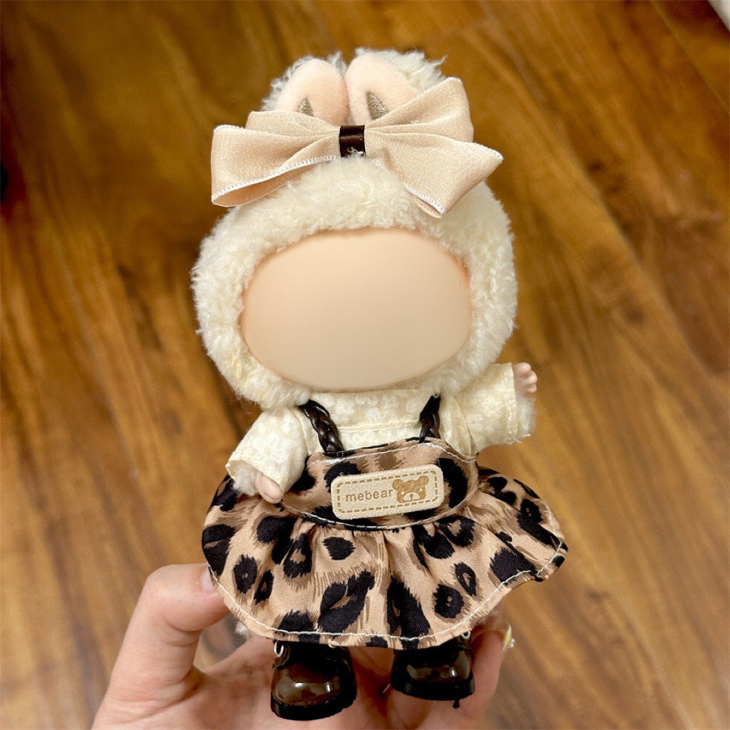 Clothes Only Suitable for 17cm Labubu Vinyl Doll Plush Dolls