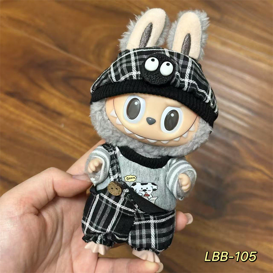 Clothes Only Suitable for 17cm Labubu Vinyl Doll Plush Doll Etc