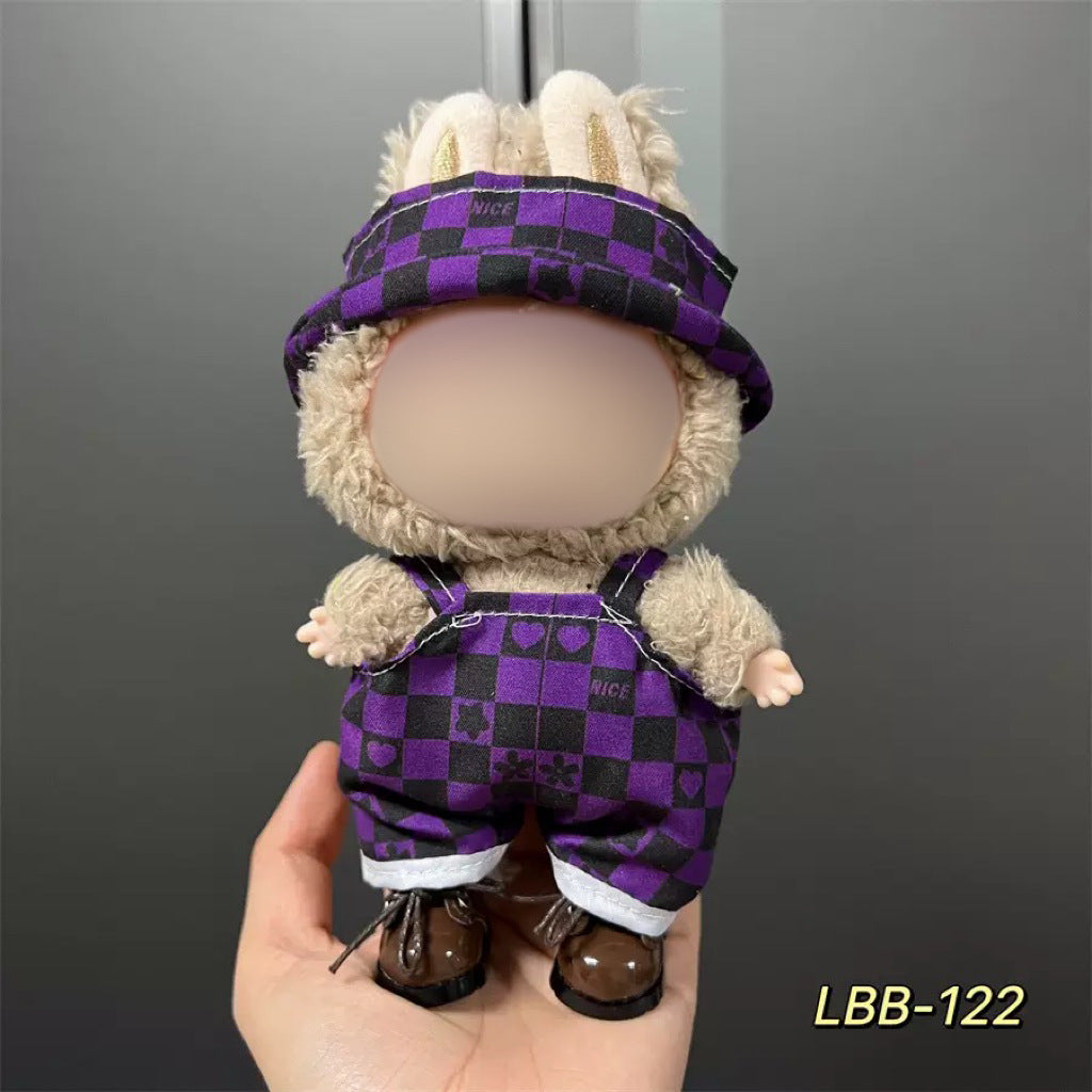Clothes Only Suitable for 17cm Labubu Vinyl Doll Plush Doll Etc