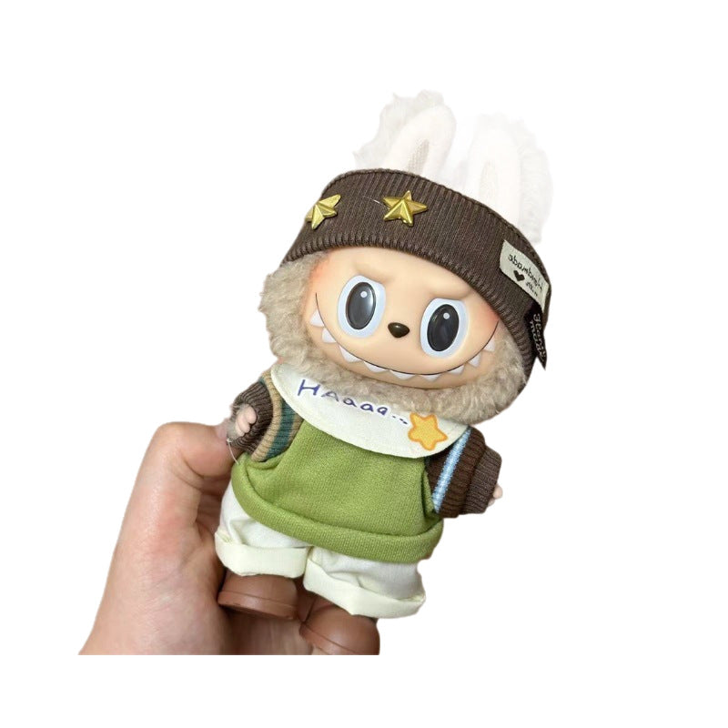 Clothes Only Suitable for 17cm Labubu Vinyl Doll Plush Doll Etc