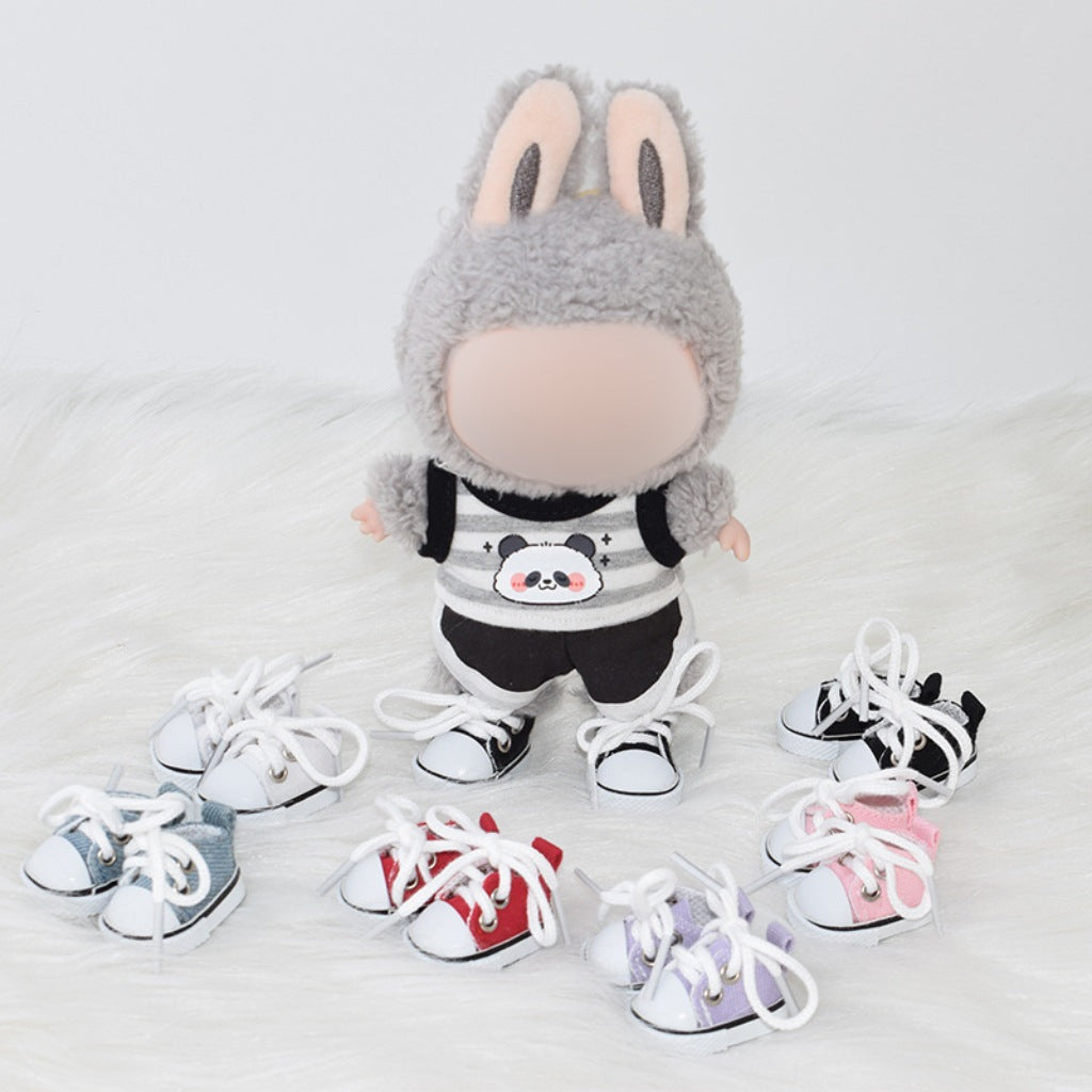 Labubu Keychain Shoes 17CM Blind Box Labubu Dress-Up Toy Shoes 10CM Cotton Doll Shoes 3.8CM Shoes
