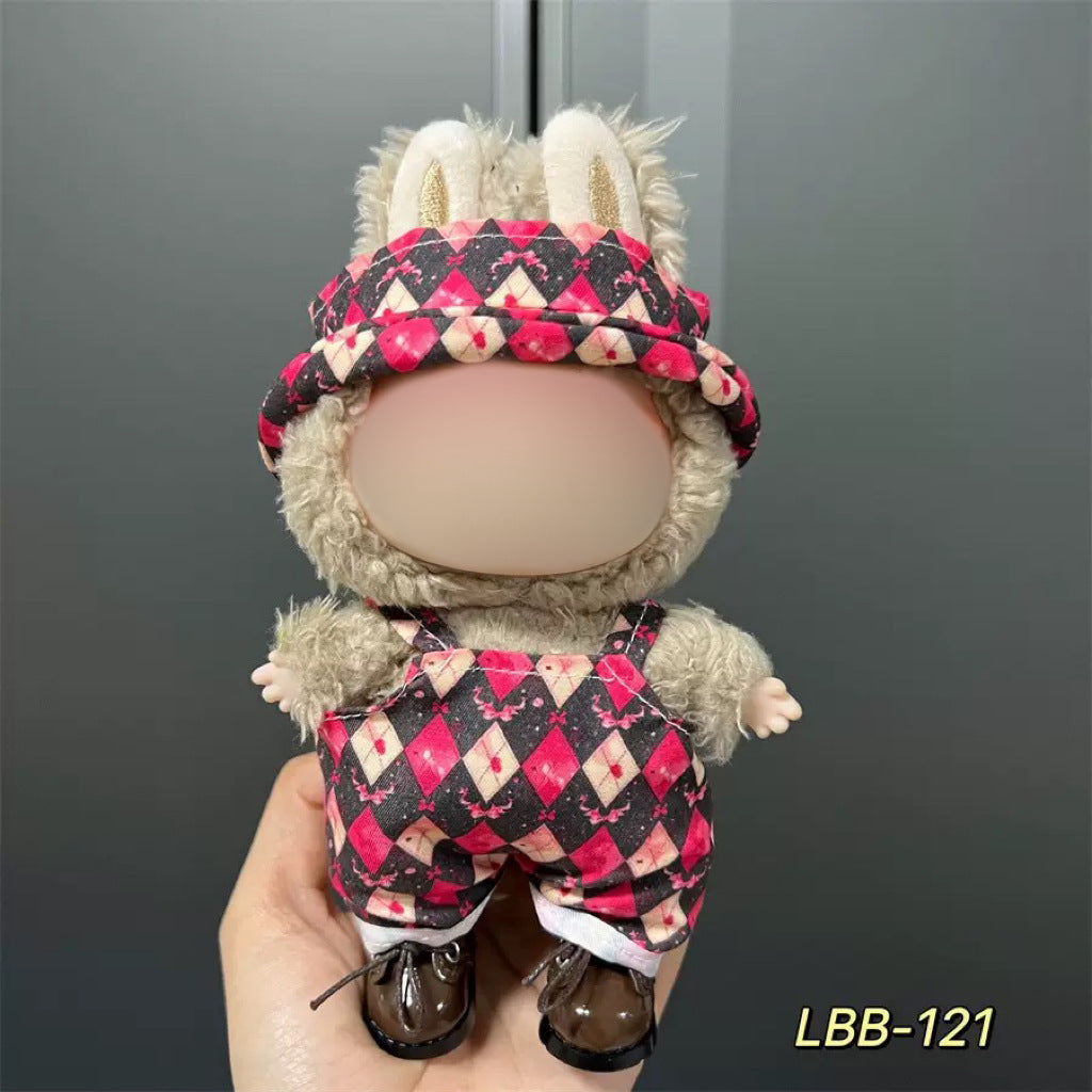 Clothes Only Suitable for 17cm Labubu Vinyl Doll Plush Doll Etc