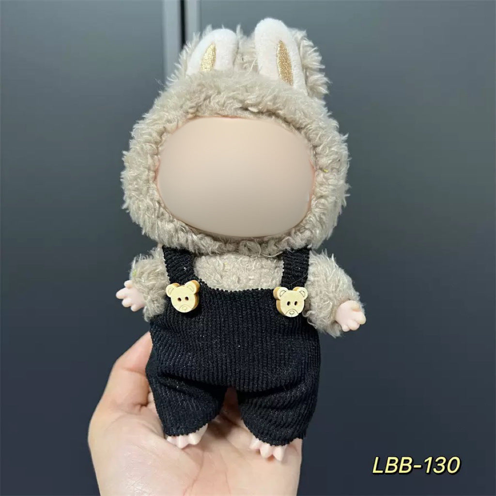 Clothes Only Suitable for 17cm Labubu Vinyl Doll Plush Doll Etc