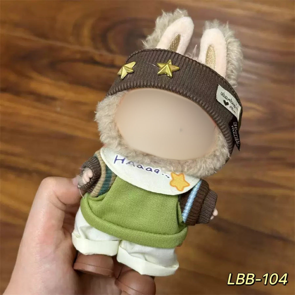 Clothes Only Suitable for 17cm Labubu Vinyl Doll Plush Doll Etc