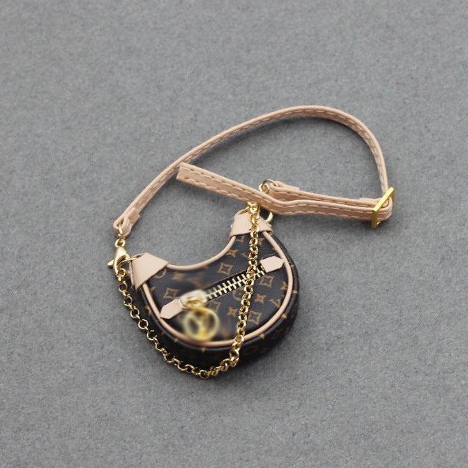 000-Labubu Vinyl Blind Box Doll Accessories Bag 17CM Lina Bell Pendant Bag Accessories Decoration