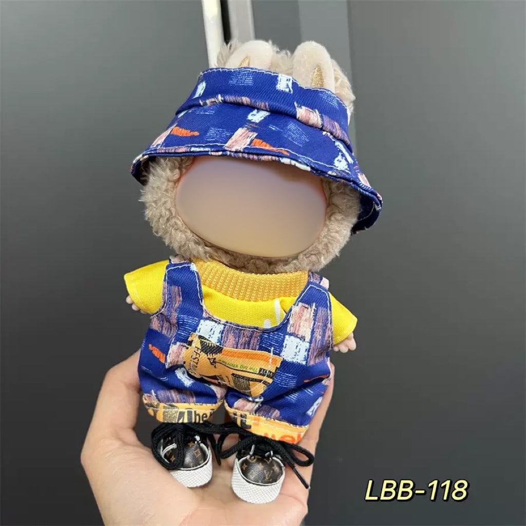Clothes Only Suitable for 17cm Labubu Vinyl Doll Plush Doll Etc