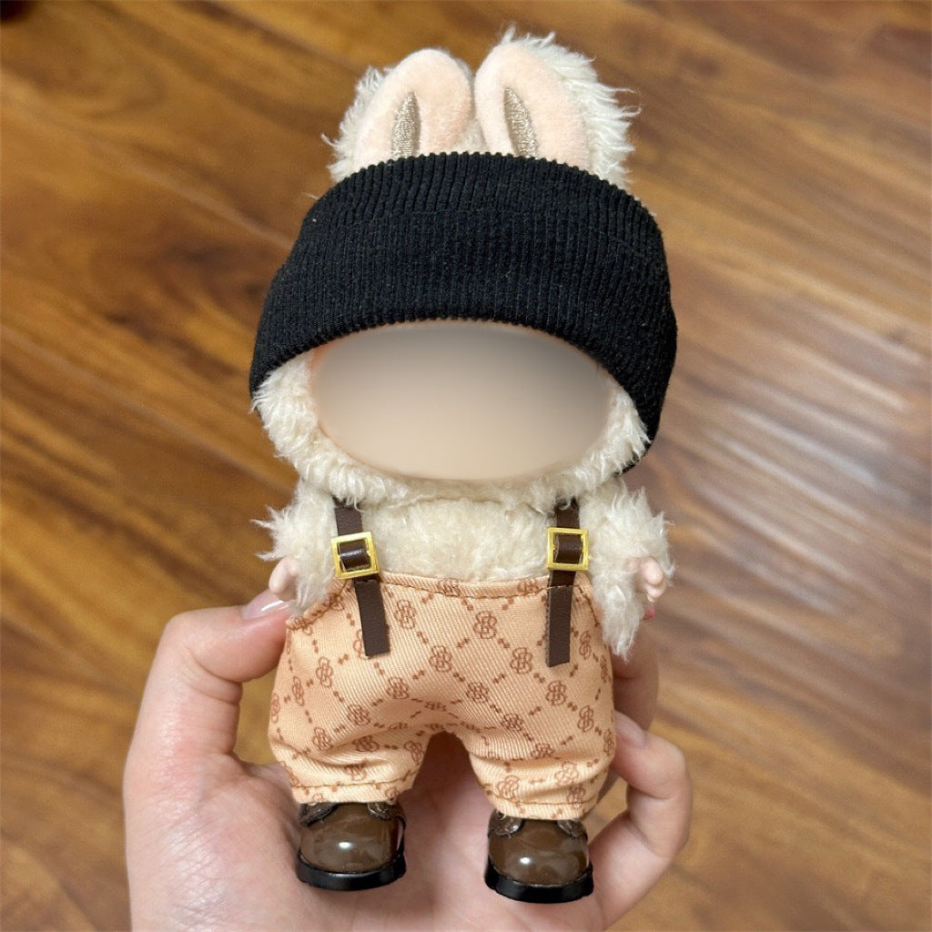 Clothes Only Suitable for 17cm Labubu Vinyl Doll Plush Dolls
