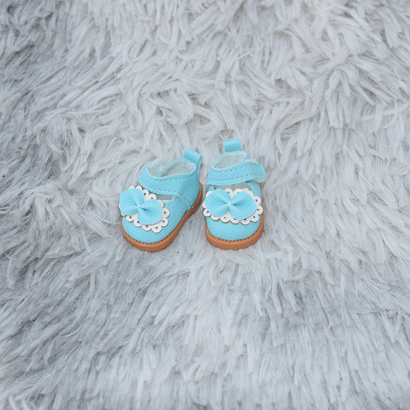 Labubu Doll Shoes Collection 17cm Keychain Blind Fit Automobiles Curtain Cloth for Shoes Doll Dress up Toy Shoes