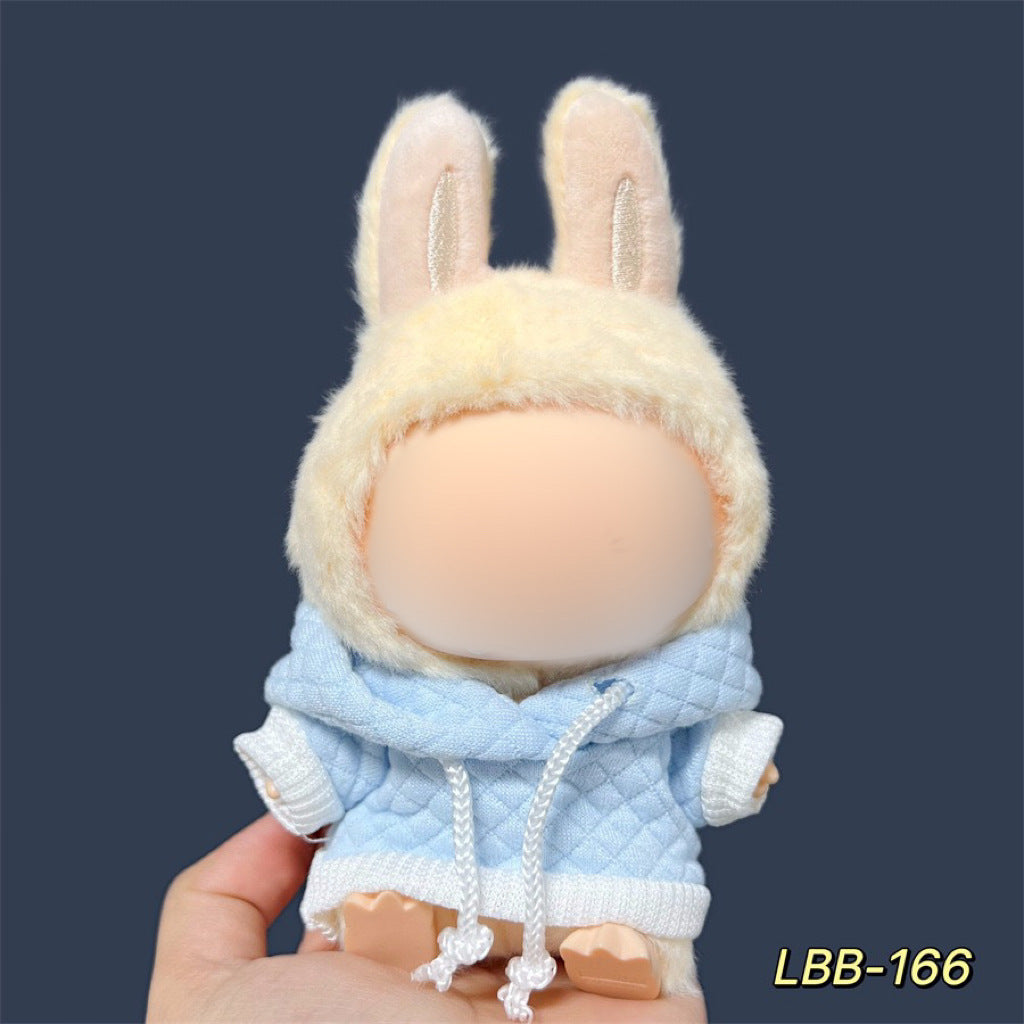 Clothes Only Suitable for 17cm Labubu Vinyl Doll Plush Dolls