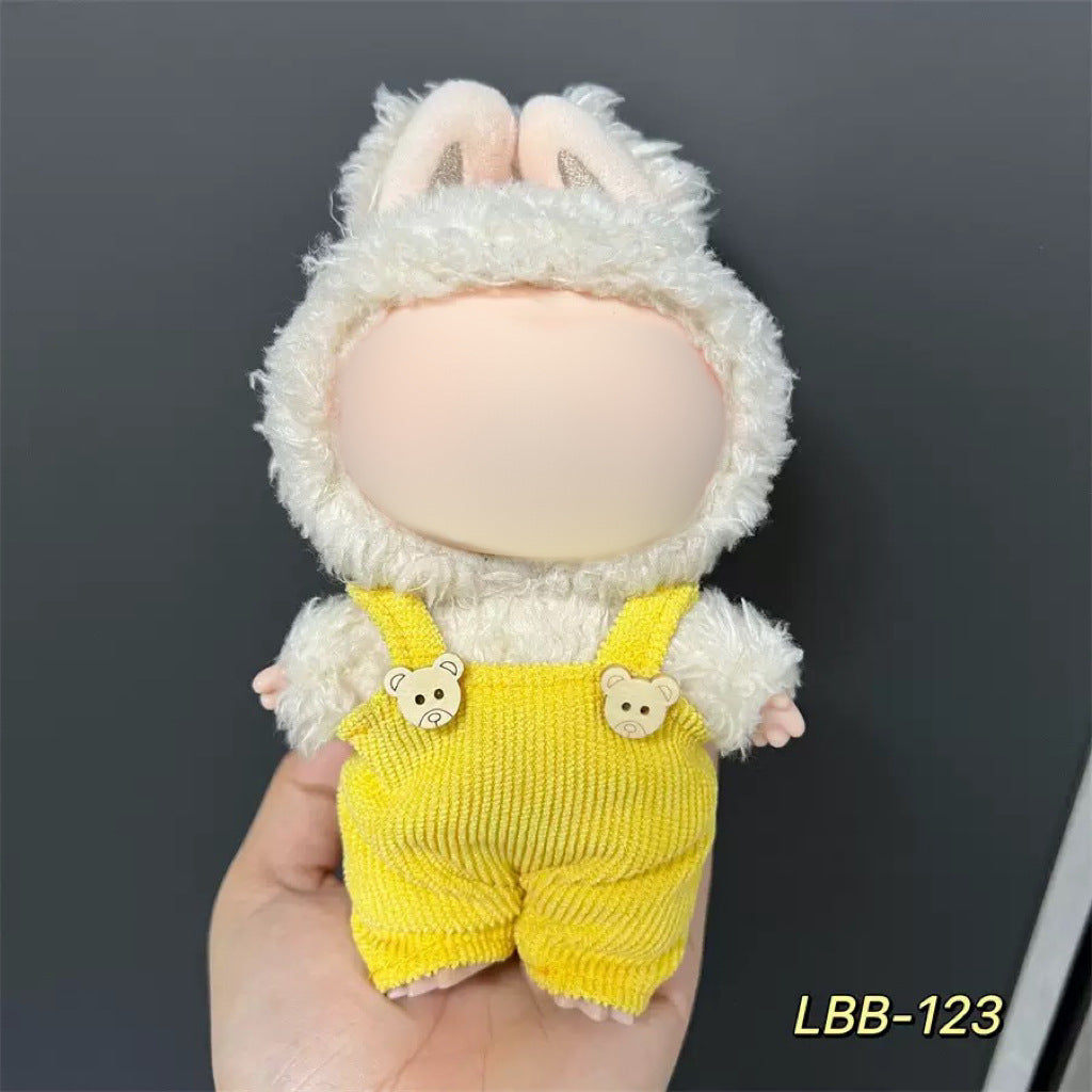 Clothes Only Suitable for 17cm Labubu Vinyl Doll Plush Doll Etc