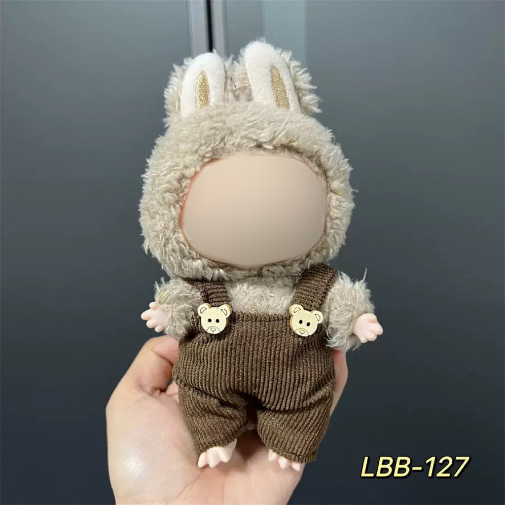 Clothes Only Suitable for 17cm Labubu Vinyl Doll Plush Doll Etc