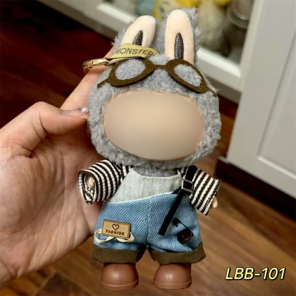 Clothes Only Suitable for 17cm Labubu Vinyl Doll Plush Doll Etc