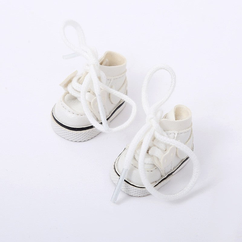 Labubu Doll Shoes Collection 17cm Keychain Blind Fit Automobiles Curtain Cloth for Shoes Doll Dress up Toy Shoes