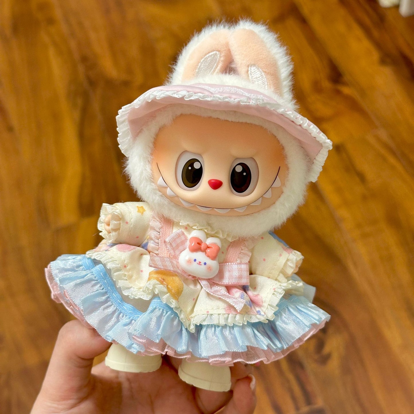 Clothes Only Suitable for 17cm Labubu Vinyl Doll Plush Dolls