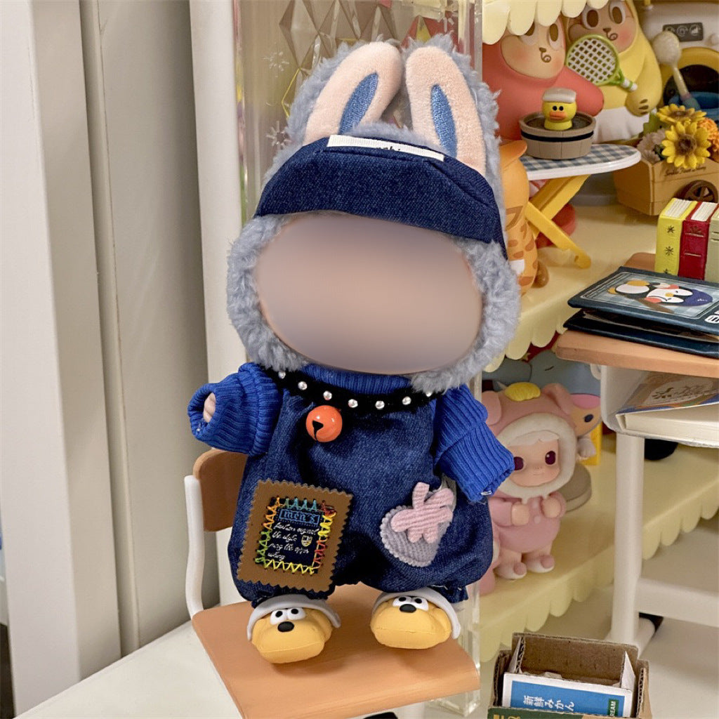 Clothes Only Suitable for 17cm Labubu Vinyl Doll Plush Dolls