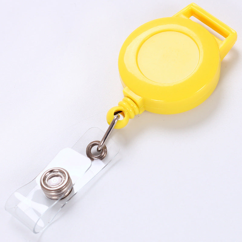 Plastic ear easy to pull out certificate lanyard easy to pull out name tag expansion buckle