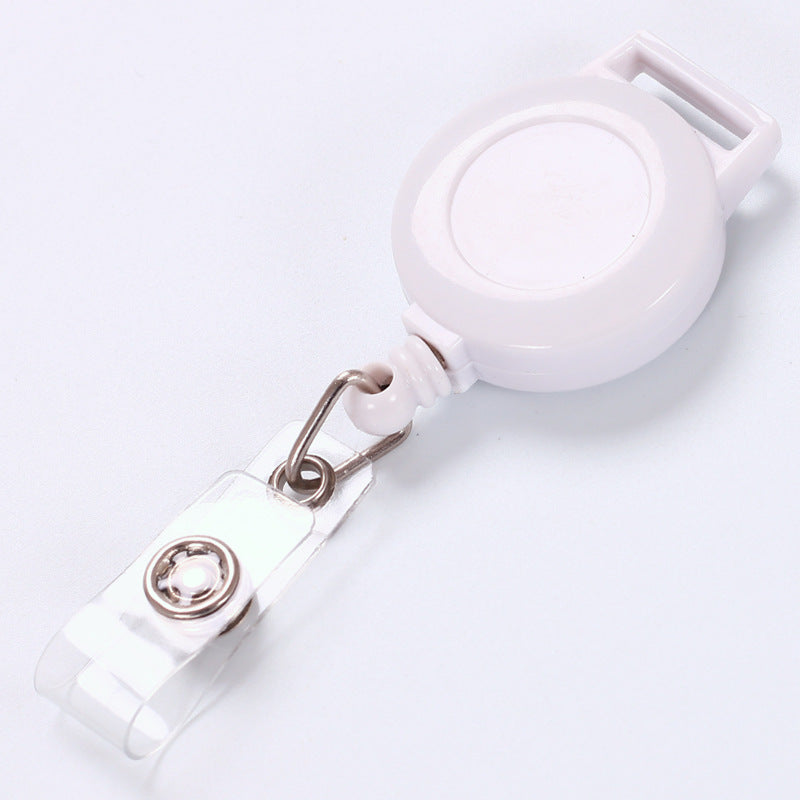 Plastic ear easy to pull out certificate lanyard easy to pull out name tag expansion buckle