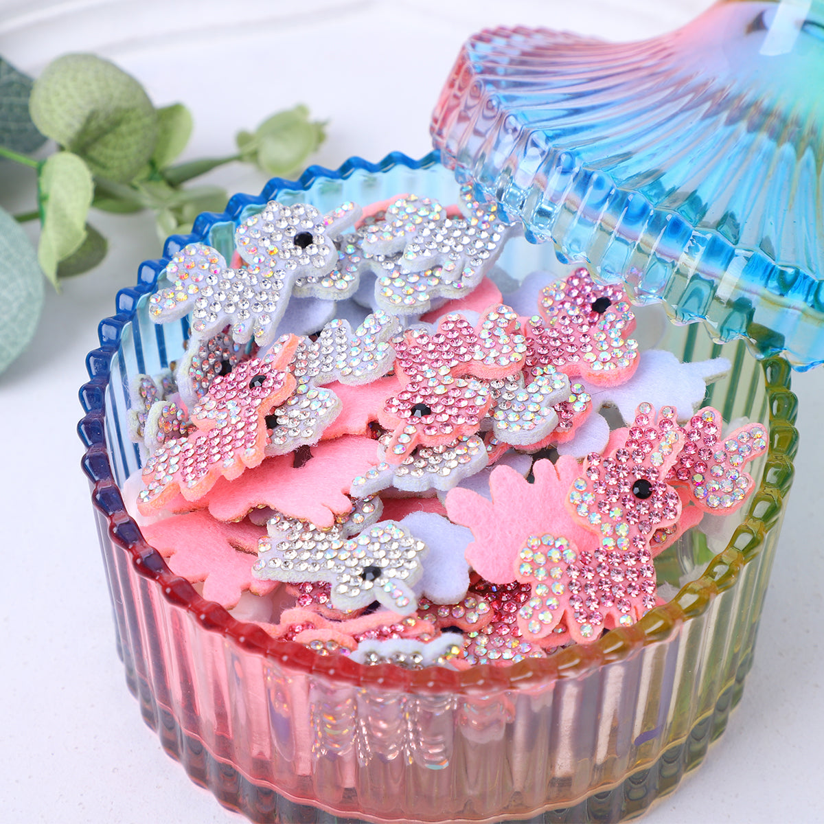 [A]Diamond Unicorn cloth stick DIY accessories