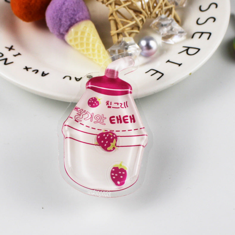Glitter quicksand cartoon stand