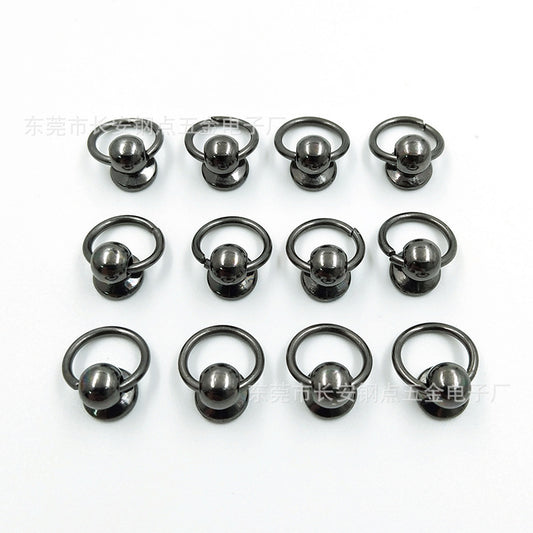 8mm alloy rotating nail with ring