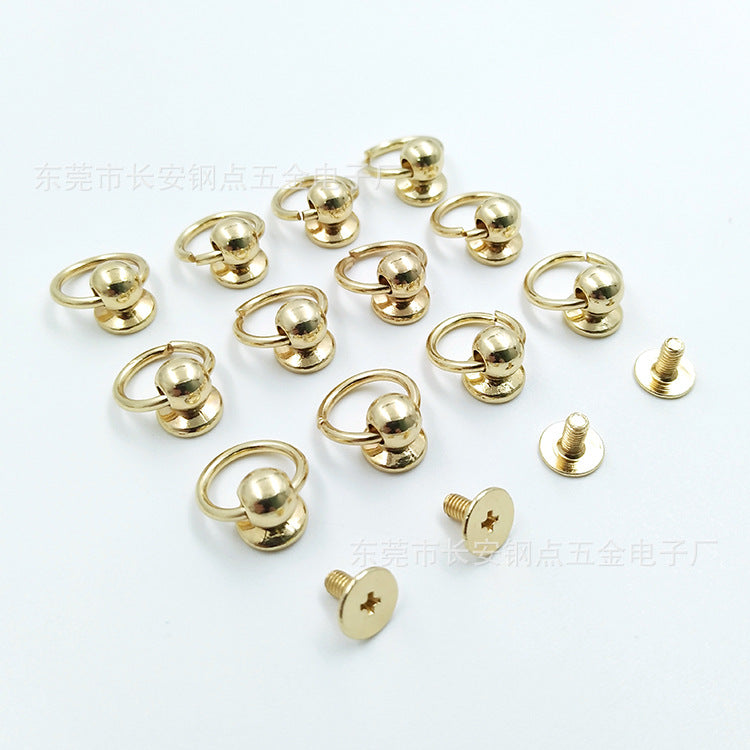 8mm alloy rotating nail with ring