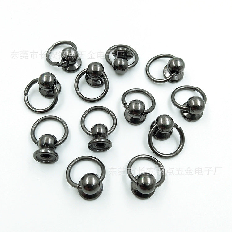 8mm alloy rotating nail with ring