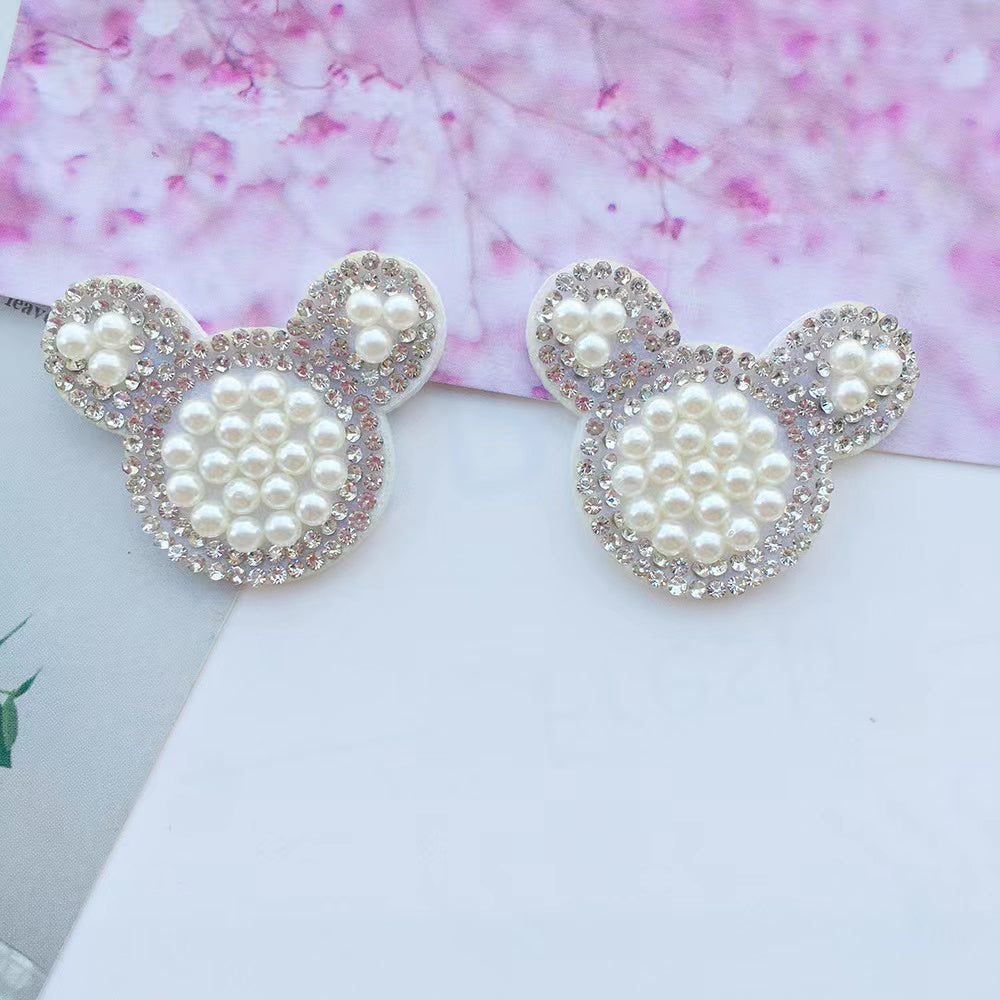 [A] Large diamond cloth attached DIY accessories