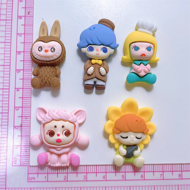 Resin accessories pop mart Cartoon figure diy accessories (free shipping)
