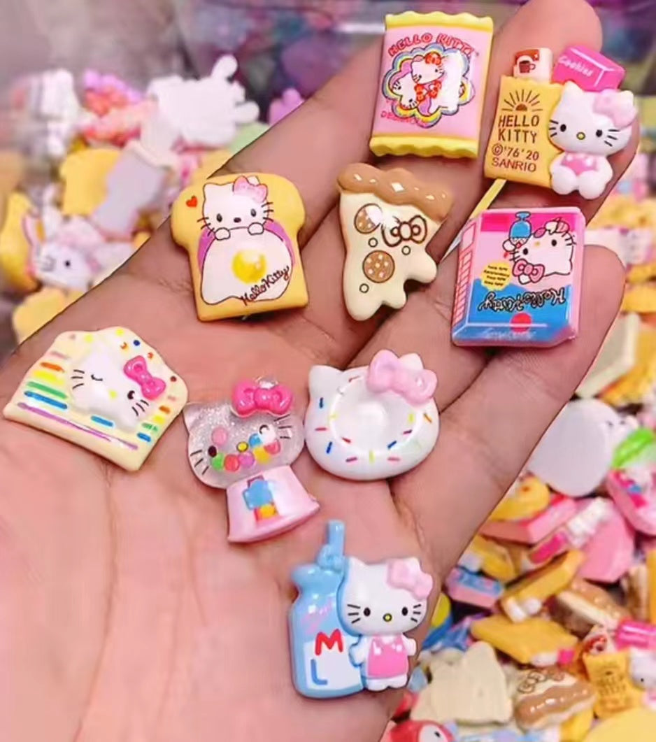 Cartoon KT Cat series resin accessories