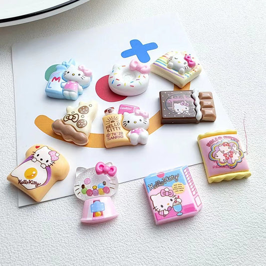 Cartoon KT Cat series resin accessories