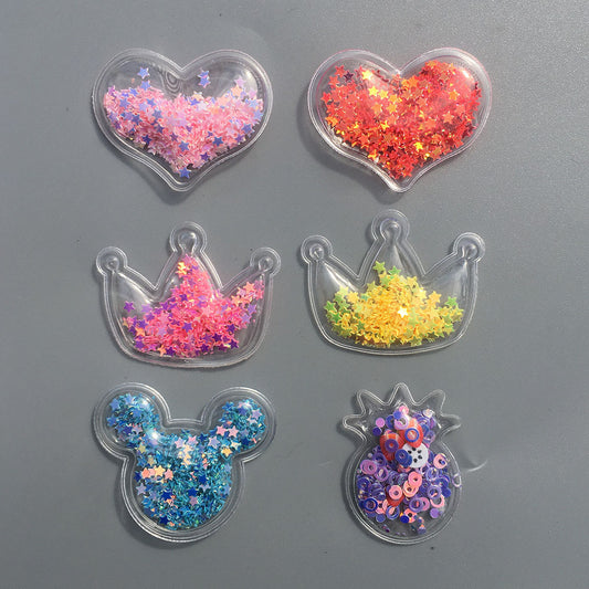 PVC sequin quicksand accessories (free shipping)
