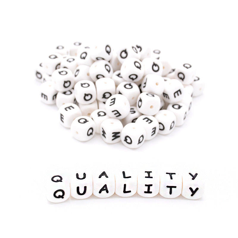 Alphabet silica gel square beads