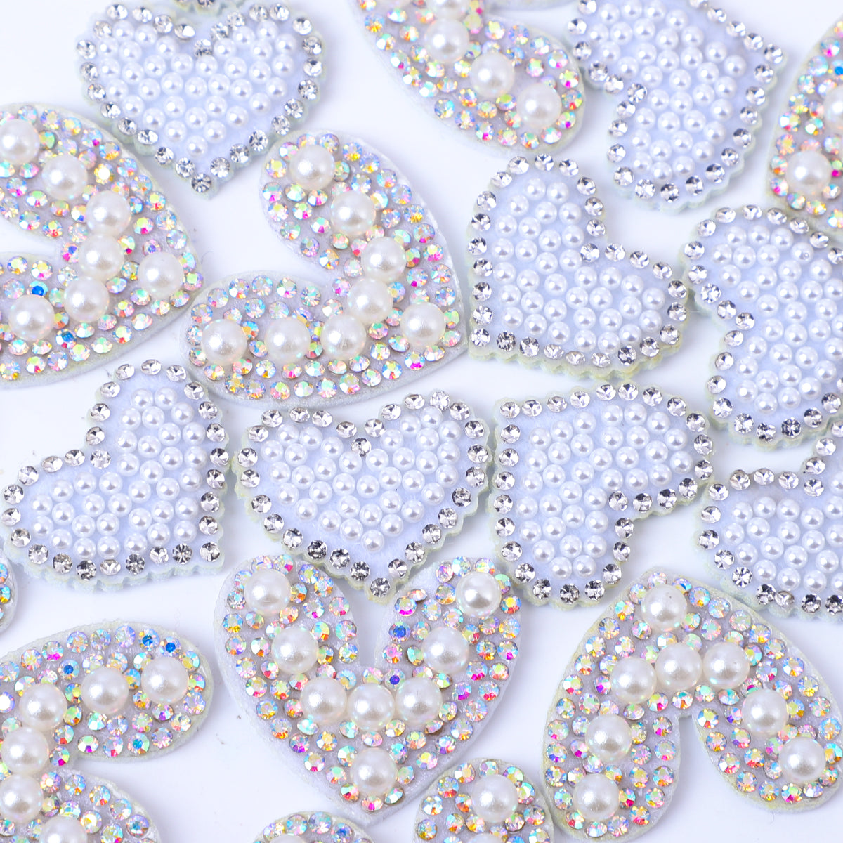 [A]Diamond heart DIY cloth paste